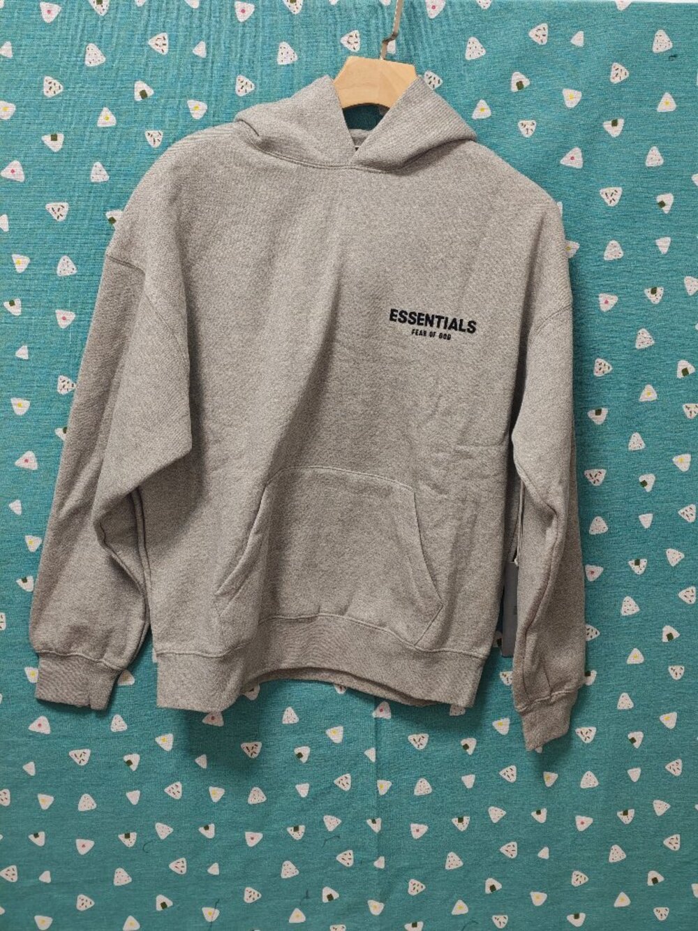 Heather Gray Essentials Fear Of God Hoodie XS